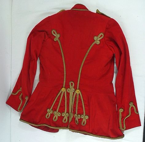 Red Imperial German Officer Attila Jacket — image 2