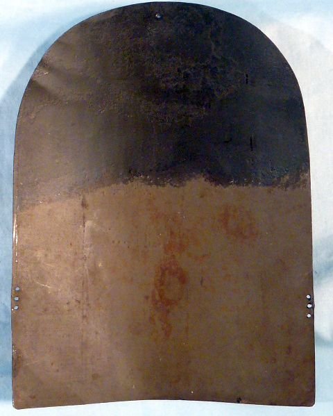 Painted American Tombstone Helmet Plate Circa 1820 — image 4