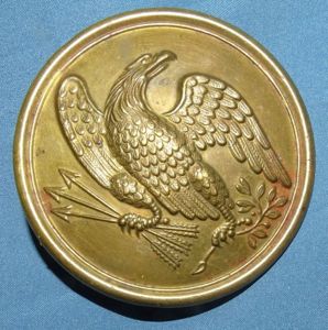 US Pattern 1826 Eagle Breast Plate Marked Pittman