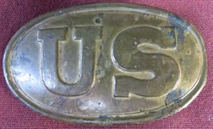 Medium Sized Pattern 1839 Waist Belt Plate