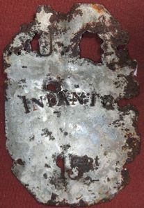 Pattern 1812 15th Infantry Cap Plate