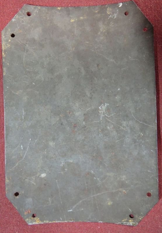 Circa 1800 Painted Artillery Cap Plate — image 2