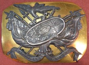 Circa 1840 New York Militia Shoulder Belt Plate
