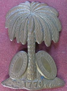 Circa 1840 South Carolina Cap Plate