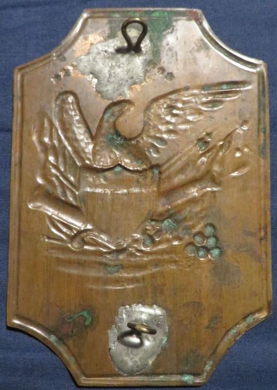 1812 Period Militia Infantry Cap Plate — image 2