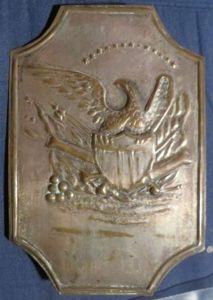 1812 Period Militia Infantry Cap Plate