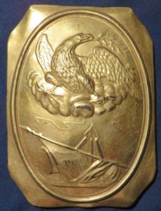 Militia Infantry Shoulder Belt Plate Circa 1825