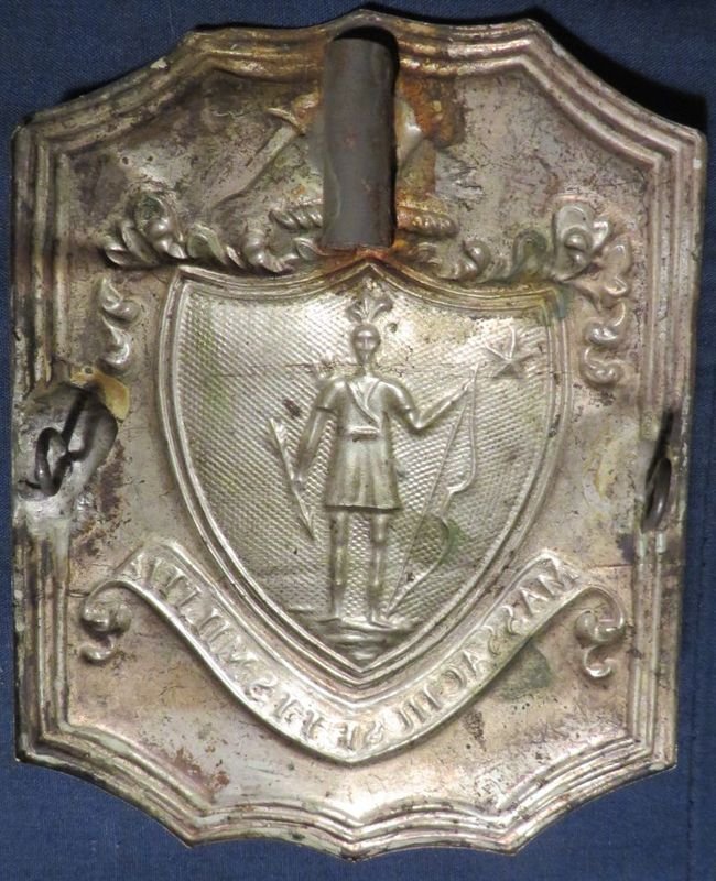 Massachusetts Militia Cap Plate Circa 1830 — image 2