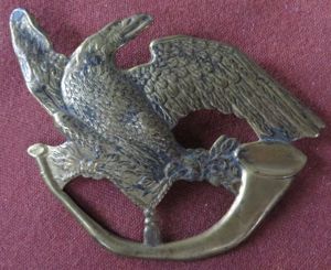 1817 Pattern Rifle Regiment Cap Plate