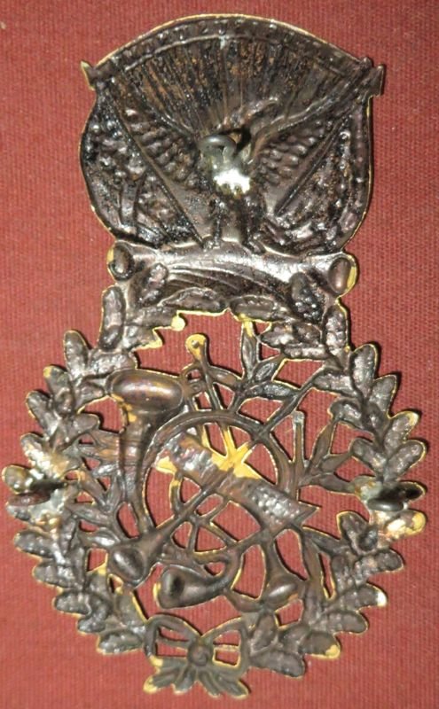 New York Militia Musicians Cap Plate Circa 1835 — image 2