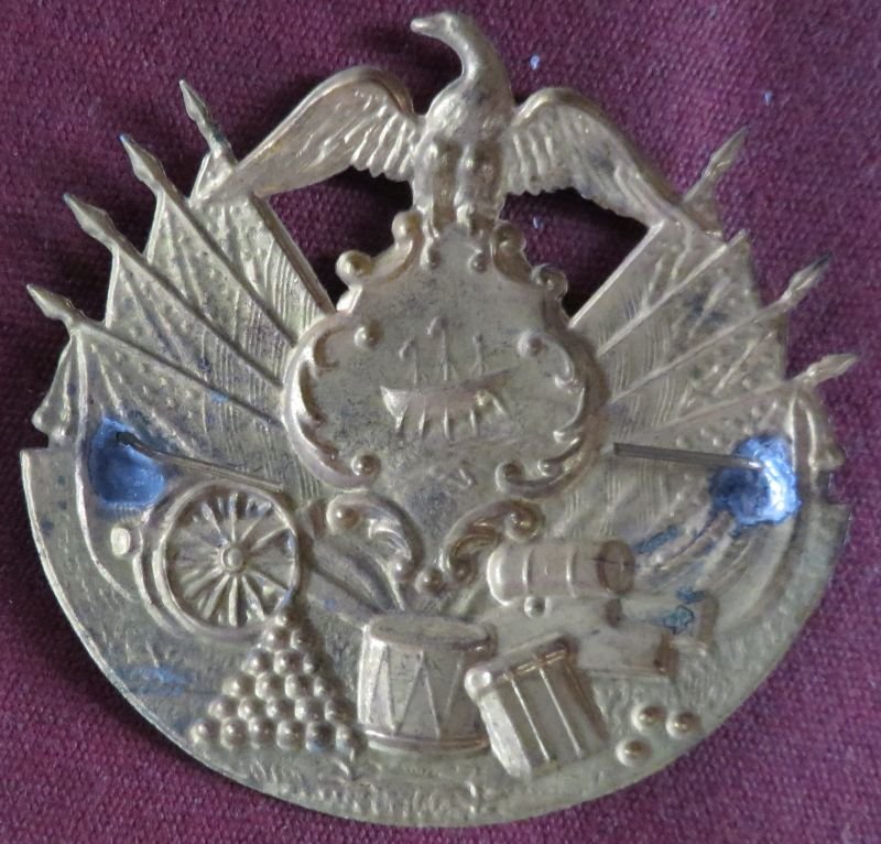 Mexican War Period New Hampshire Cap Plate — image 2