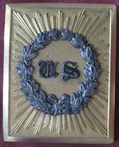 US Army Regulation 1839 Pattern Shoulder Belt Plate