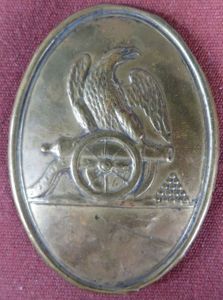 Circa 1825 Militia Artillery Waist Belt Plate