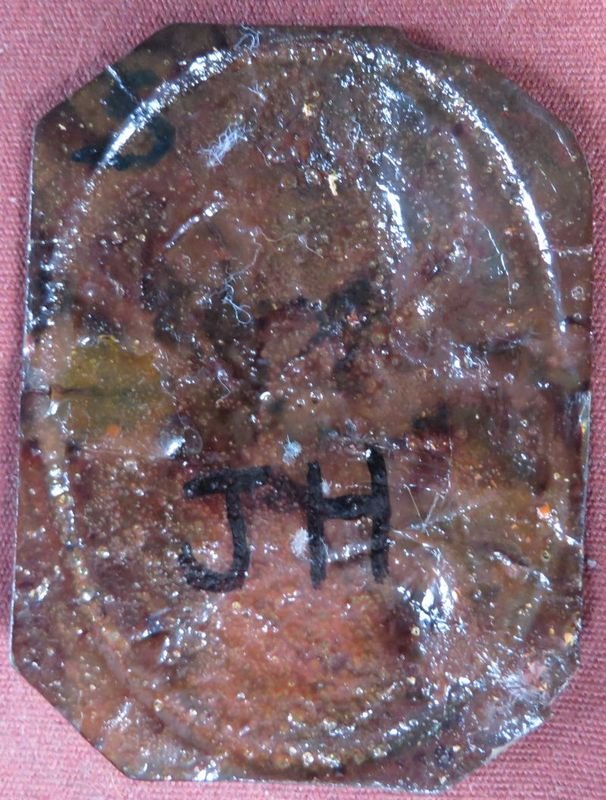 1814 Infantry Cap Plate Dug at Fort Atkinson Nebraska — image 2