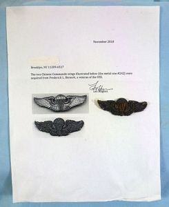 ID'D OSS Chinese Commando Wing from Les Hughes