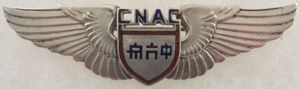 WWII Silver CNAC Wing