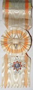 Japanese Order of the Sacred Treasure Sash Order