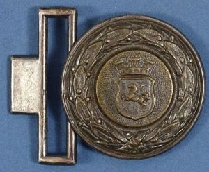 Imperial Hannover State Police and Fire Service Officer Buckle