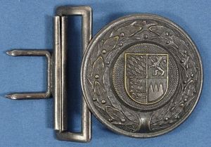 Bavarian Fire Service Officer Buckle