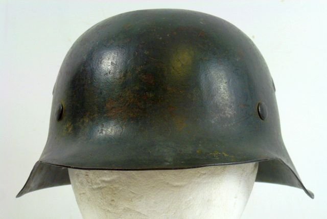 Waffen SS M42 Single Decal Combat Helmet — image 4