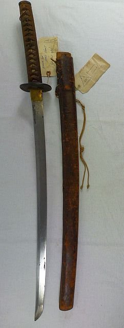 Japanese Kai-Gunto with Capture Tags from Saipan — image 3