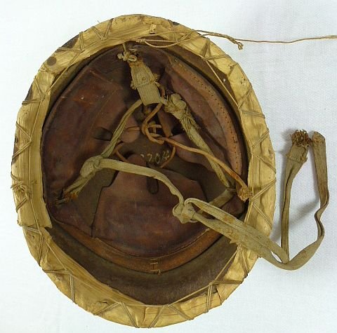 Untouched Japanese Navy Combat Helmet with Cover and Net / Palm — image 6