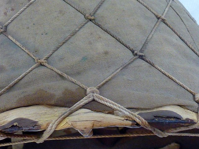Untouched Japanese Navy Combat Helmet with Cover and Net / Palm — image 7