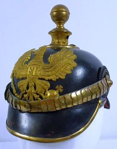 Prussian Artillery Officer Kugelhelm