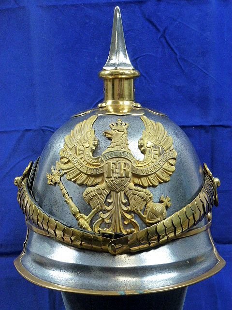 Prussian 1870 Kurassier Officer Pickelhaube Helmet — image 3