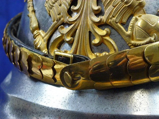 Prussian 1870 Kurassier Officer Pickelhaube Helmet — image 8