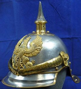 Prussian 1870 Kurassier Officer Pickelhaube Helmet