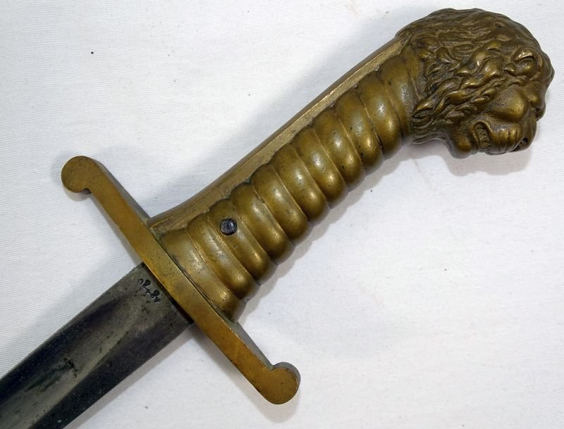 Imperial Bavarian Model 1892 Artillery Lion Head Short Sword by Alexander Coppel — image 8