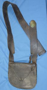 Early American Military Rifleman's Pouch Circa 1830