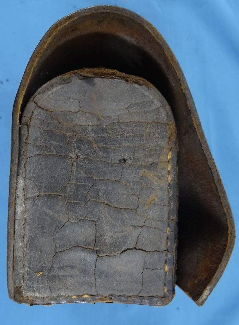 Circa 1810-1830 Militia Cartridge Box With Original Paper Cartridges — image 7