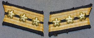 WWII Japanese Navy Captain Collar Tabs