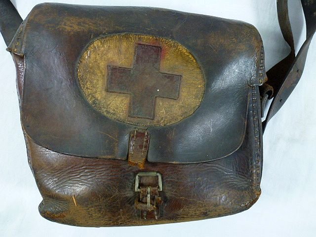 WWII Japanese Medic's Bag 'As Found' with Contents — image 3