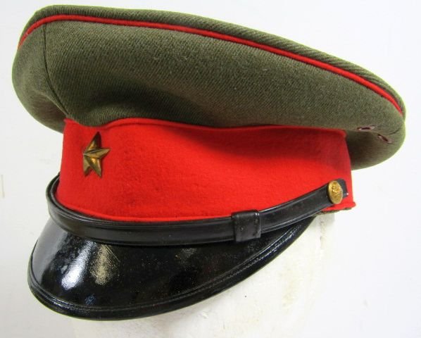 Named WWII Japanese Army Officer Visor Cap — image 2