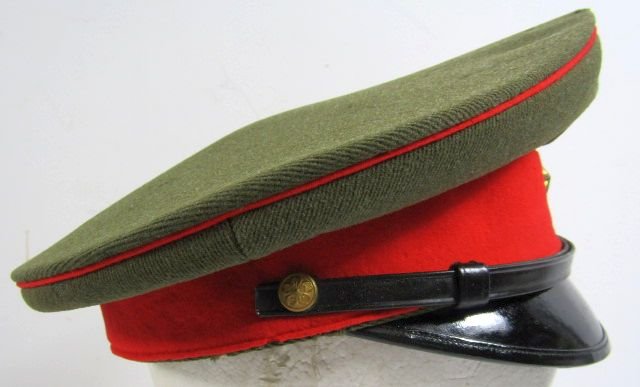 Named WWII Japanese Army Officer Visor Cap — image 4