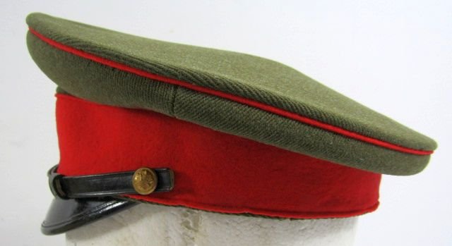 Named WWII Japanese Army Officer Visor Cap — image 6