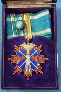 Cased Japanese Order of the Golden Kite 3rd Class