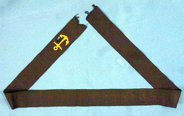 Japanese Navy 'Sasebo Marine Corps' Cap Tally — image 3