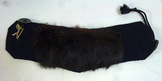 WWII Complete Japanese Navy Fur Winter Cap — image 10