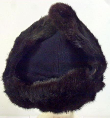 WWII Complete Japanese Navy Fur Winter Cap — image 3