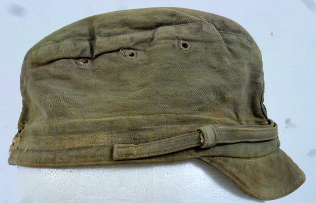 WWII Japanese Navy EM/NCO Green Field Cap — image 3