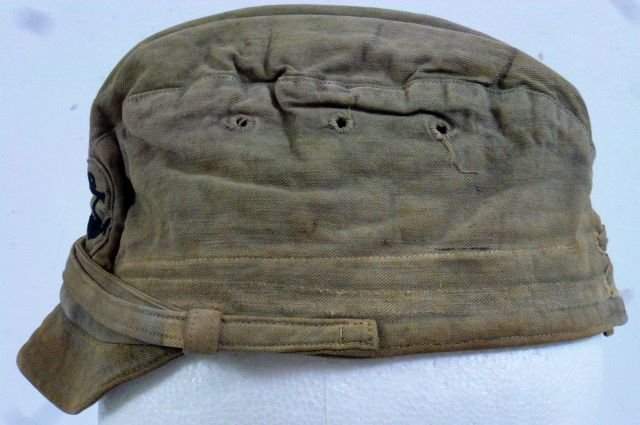WWII Japanese Navy EM/NCO Green Field Cap — image 5
