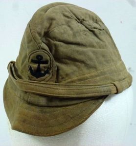 WWII Japanese Navy EM/NCO Green Field Cap