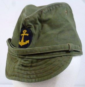 WWII Japanese Navy EM/NCO Green Field Cap