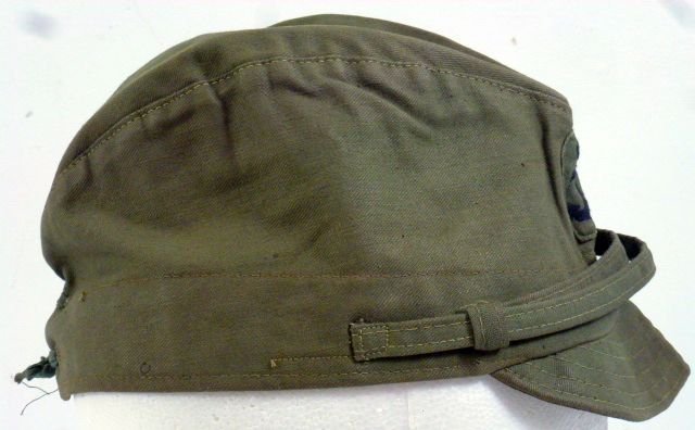 WWII Japanese Navy EM/NCO Green Field Cap — image 3