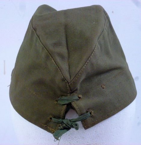WWII Japanese Navy EM/NCO Green Field Cap — image 4