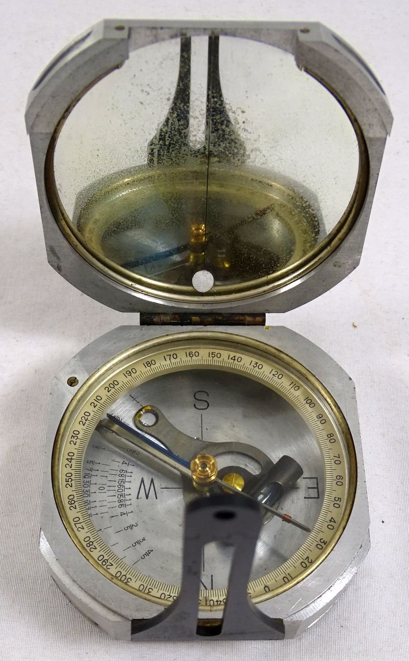 WWII Large Cased Japanese Lensatic Compass — image 3